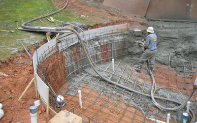 diy shotcrete pool
